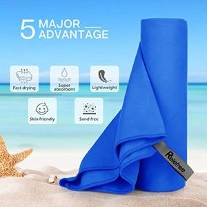 Relefree Microfiber Towel, Hand Towel and Bag